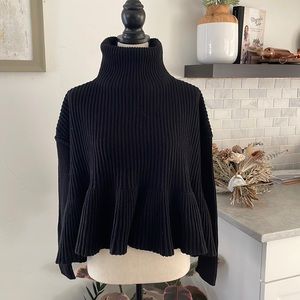 Free people peplum sweater